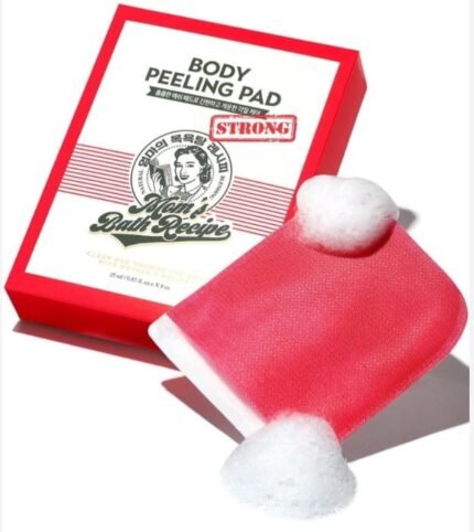 قفازات تقشير  الجسم من مامز، لون أحمر