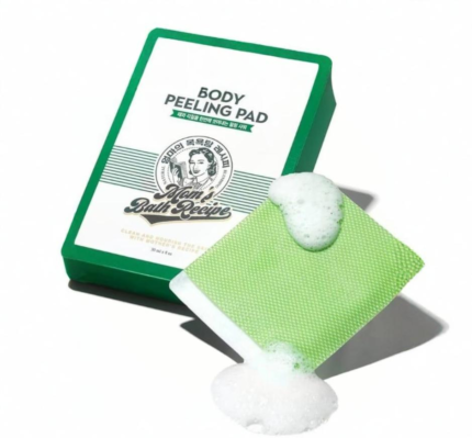 قفازات تقشير  الجسم من مومز , لون اخضر