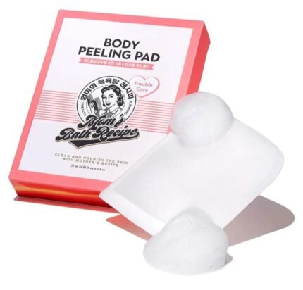 قفازات تقشير  الجسم من مومز , لون وردي